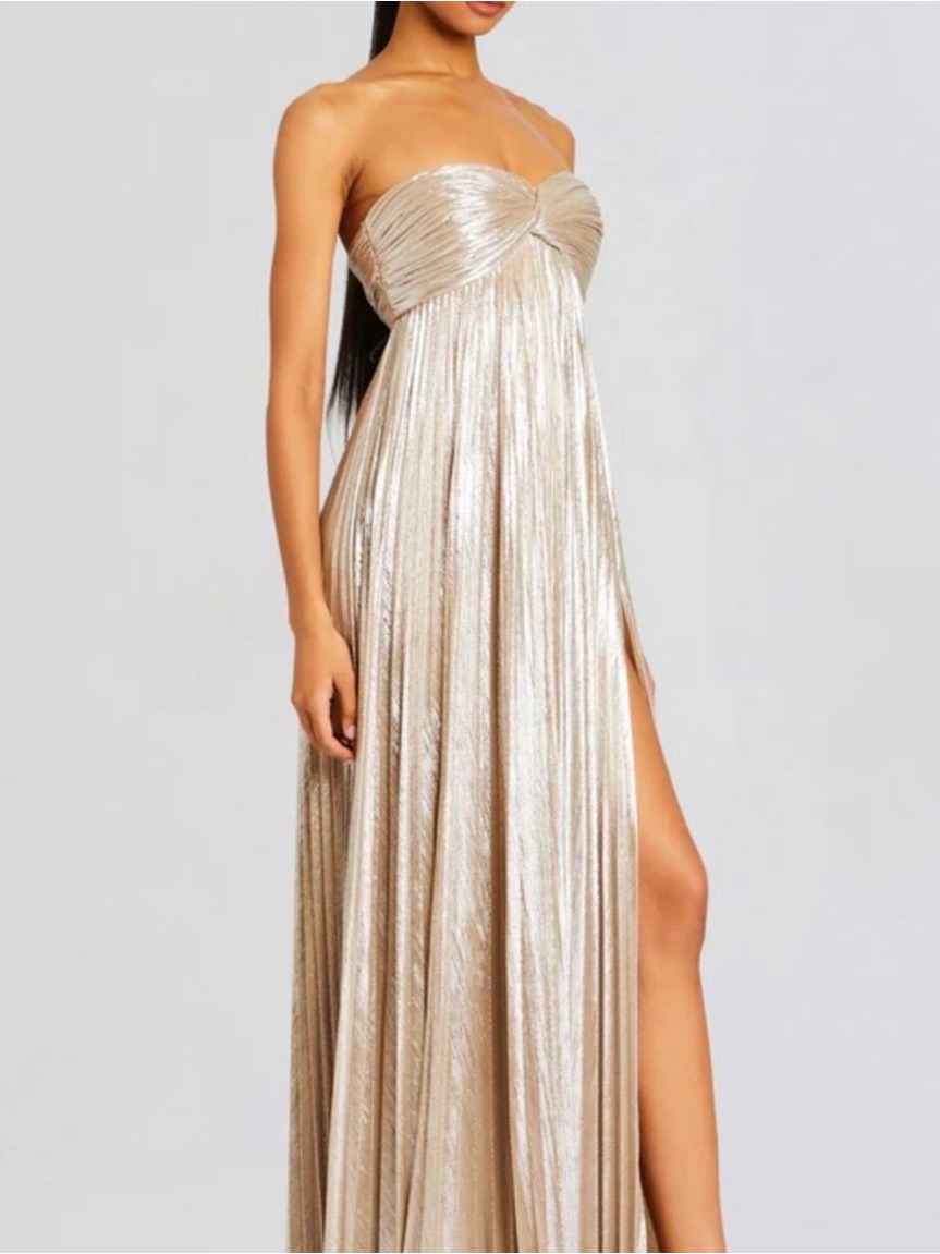 Retrofete Zoa Dress In Champagne
